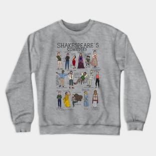 Shakespeare's Comedies Crewneck Sweatshirt